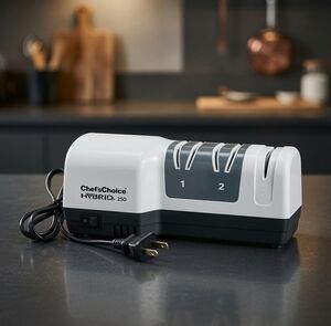 Chef'sChoice Hybrid 250 Electric Manual Knife Sharpener 2-Stage 20 Degree VG